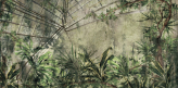  Фотообои Тропические джунгли чащи, растения и деревья Артикул u96932 на заказ по своим размерам от ТМ Walldeco в интерьере. Вариант 1