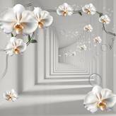  Фотообои Орхидеи с пузырями в тоннеле Артикул 47753 на заказ по своим размерам от ТМ Walldeco в интерьере. Вариант 9