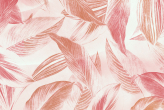  Фотообои Абстрактный фон с рисунком листьев Артикул u97003 на заказ по своим размерам от ТМ Walldeco в интерьере. Вариант 2