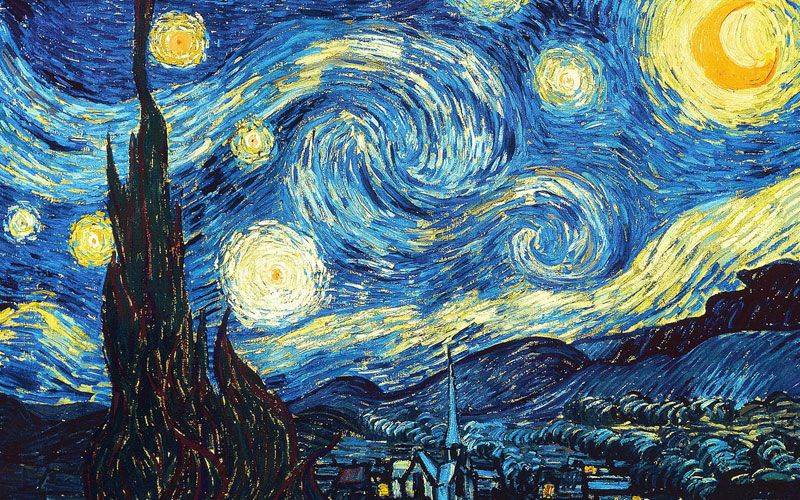 Картина Звездная ночь Винсента ван Гога