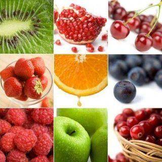 Фотообои Коллаж фруктов и ягод