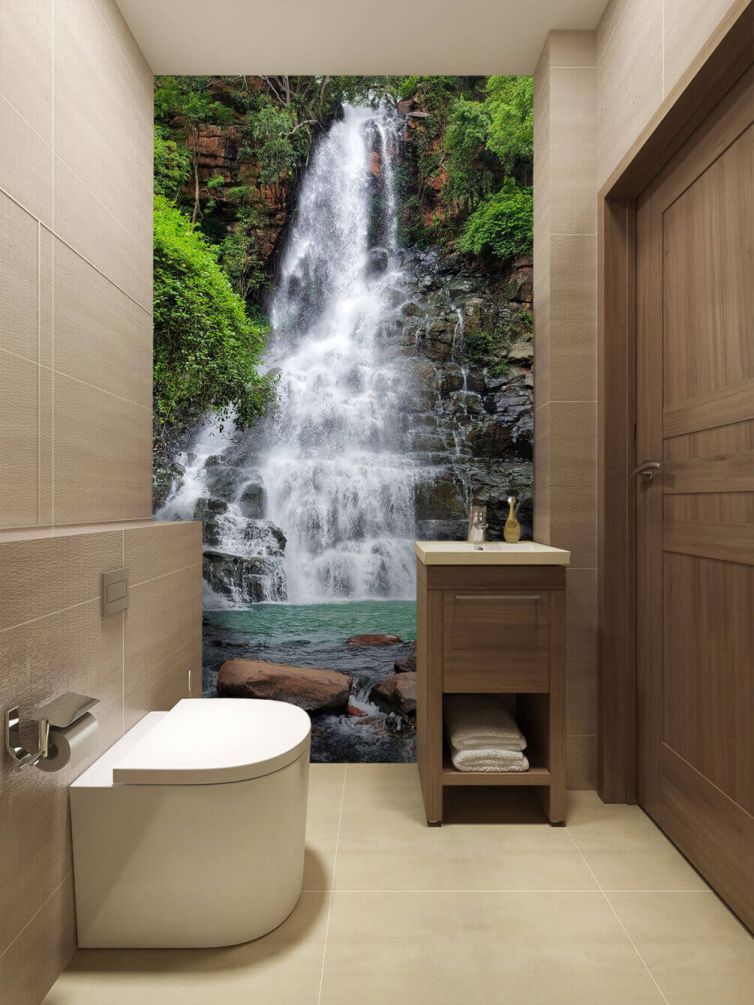 Фотообои Тропический водопад Артикул u15856, купить фотообои на стену ТМ Walldeco