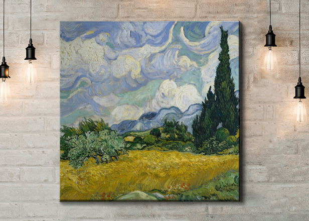 Картина Экорегион, завод художественных красок Артикул s04295, купить картину на холсте ТМ Walldeco