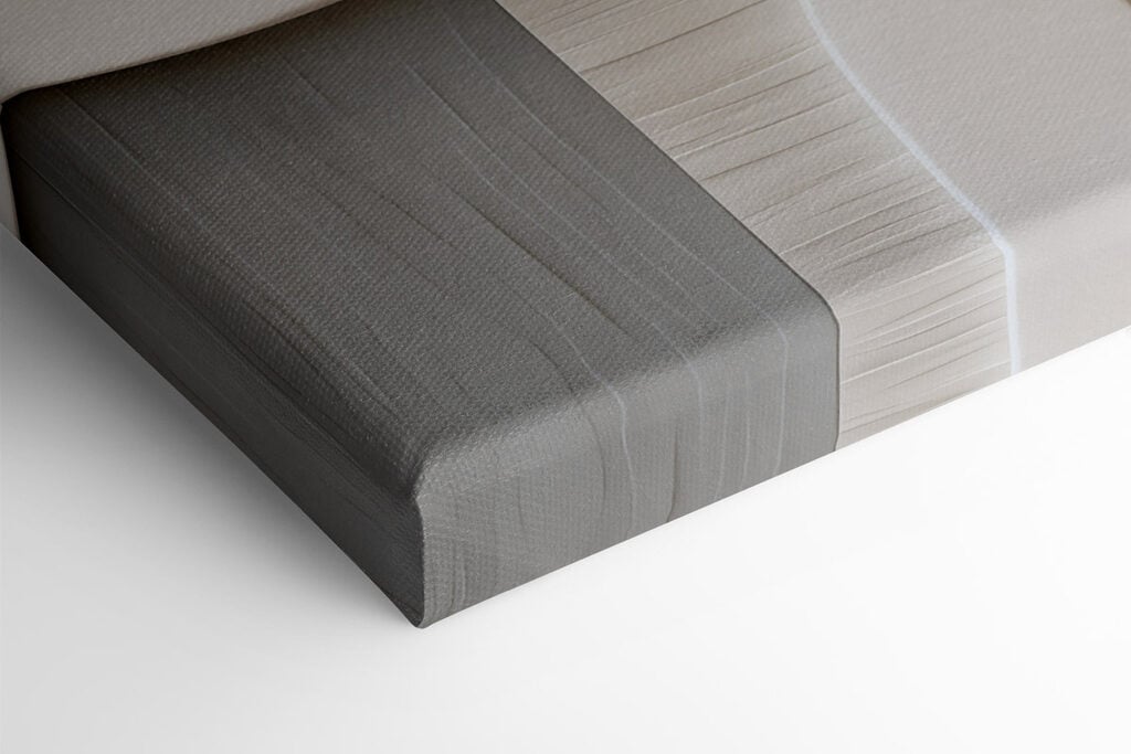 Soft curves in earthy tones