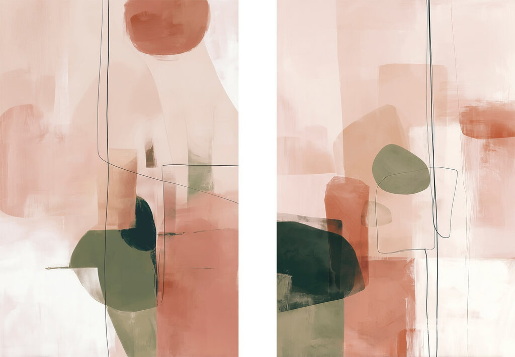 Painting of a couple of objects
