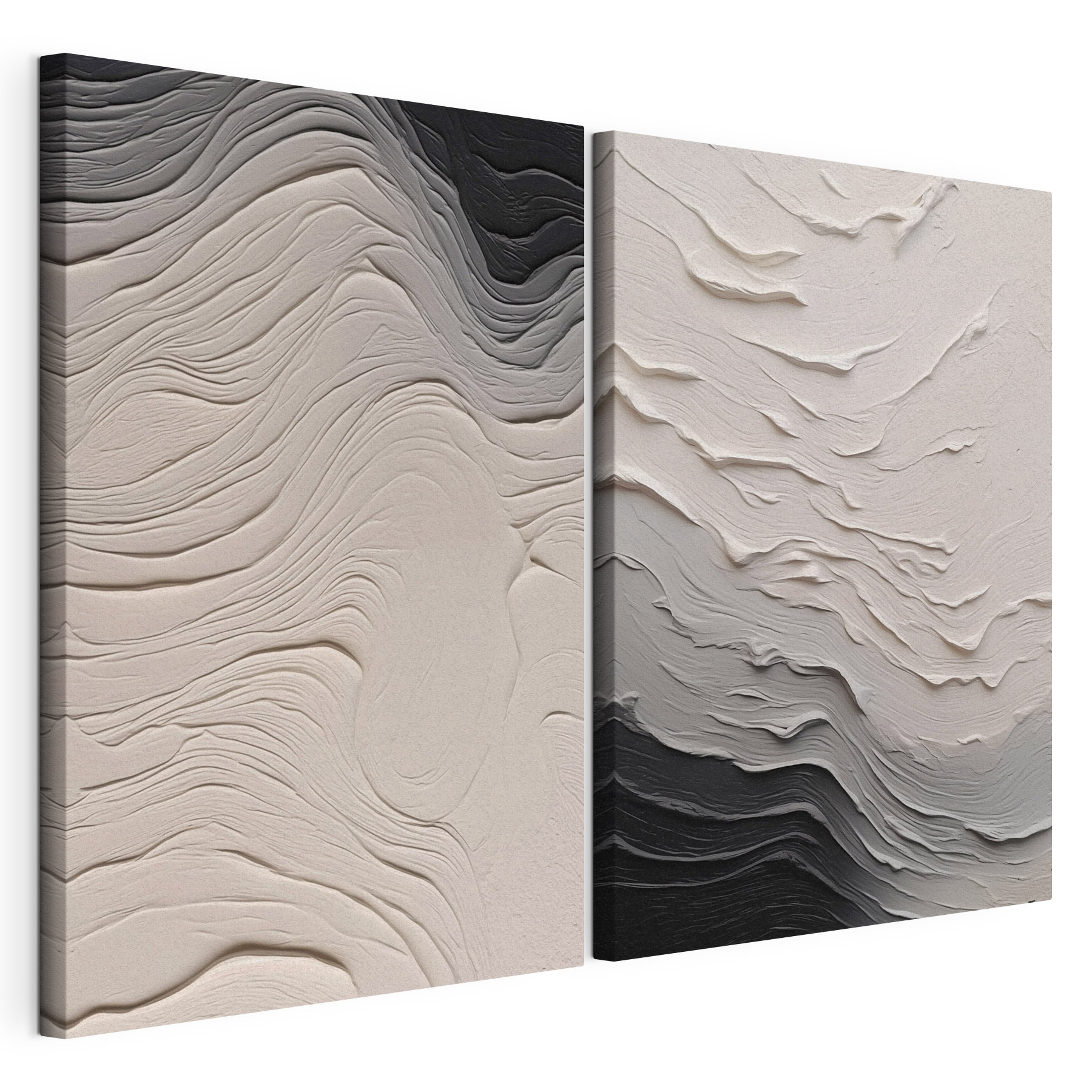Soft waves of gentle textures