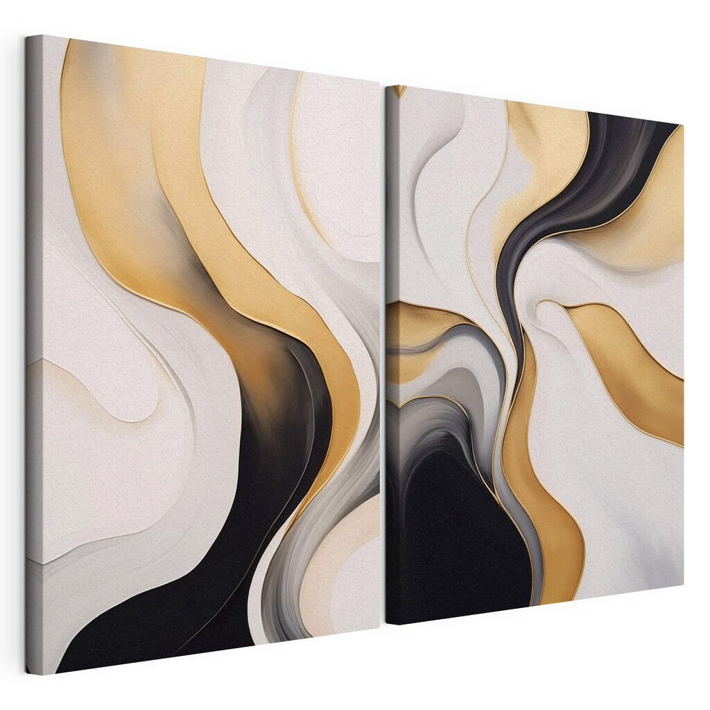 Fluid lines in soft color tones