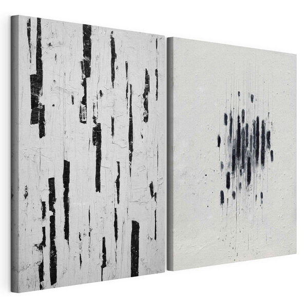 Abstract contrasts in black and white