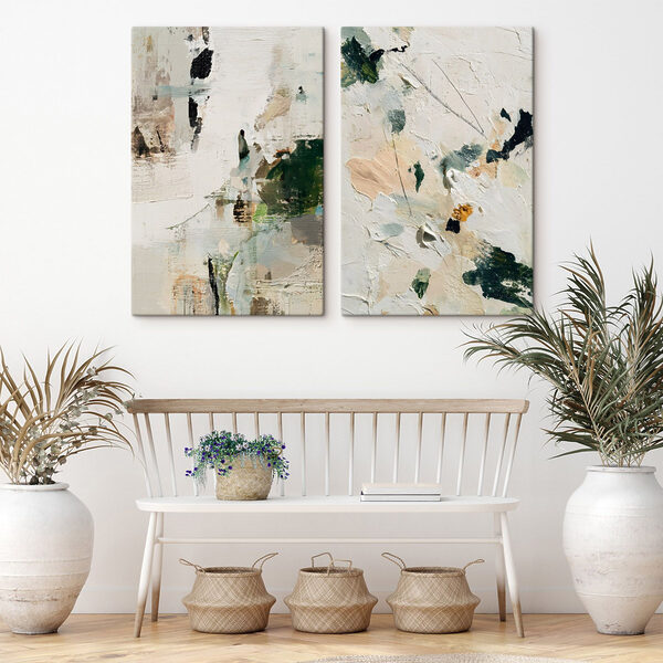 - Abstract exploration of soft hues