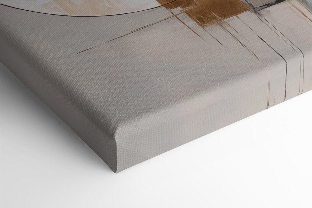 Abstract shapes in soft color palette