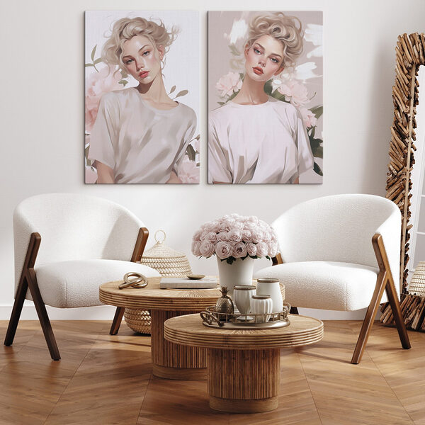 Collage of a woman