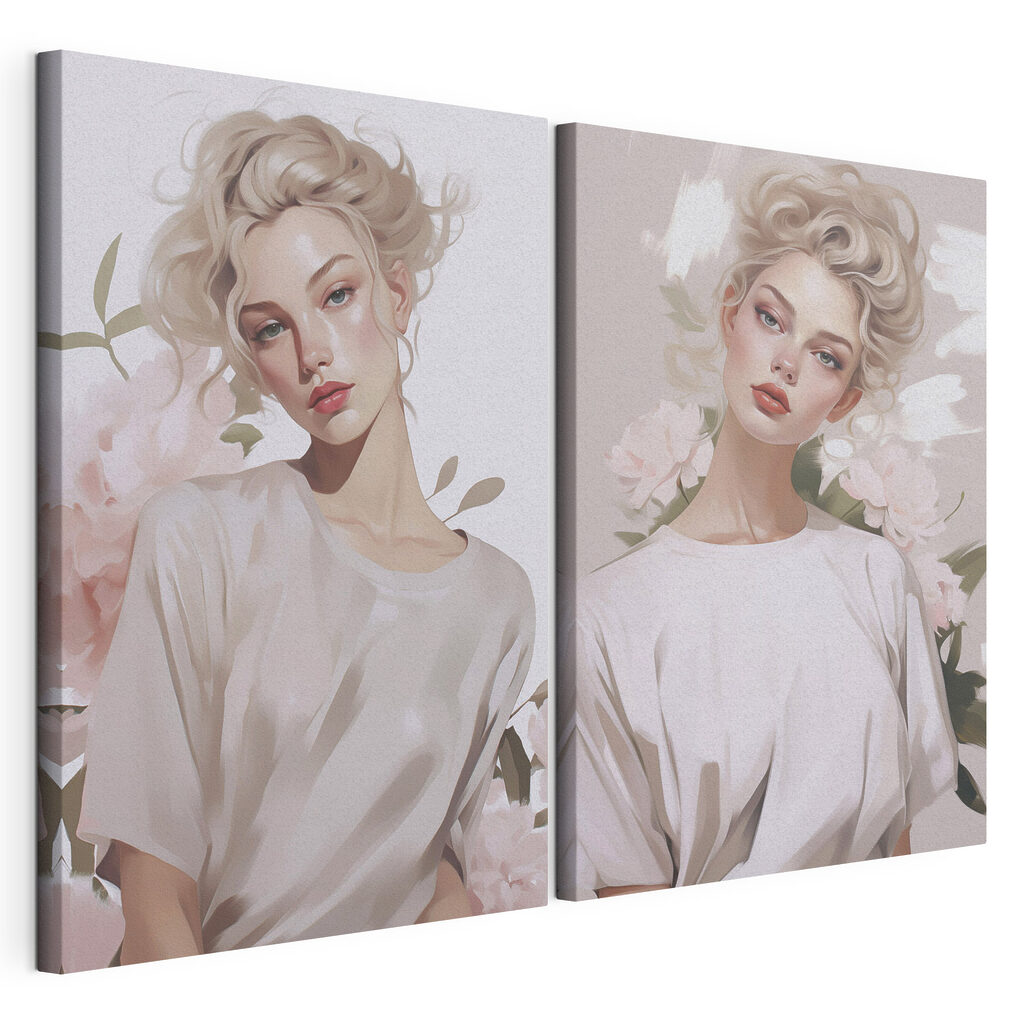 Collage of a woman