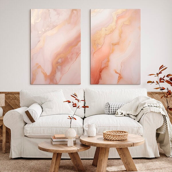Soft swirls in warm colors