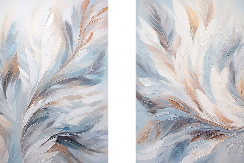 Soft hues of nature's gentle breath