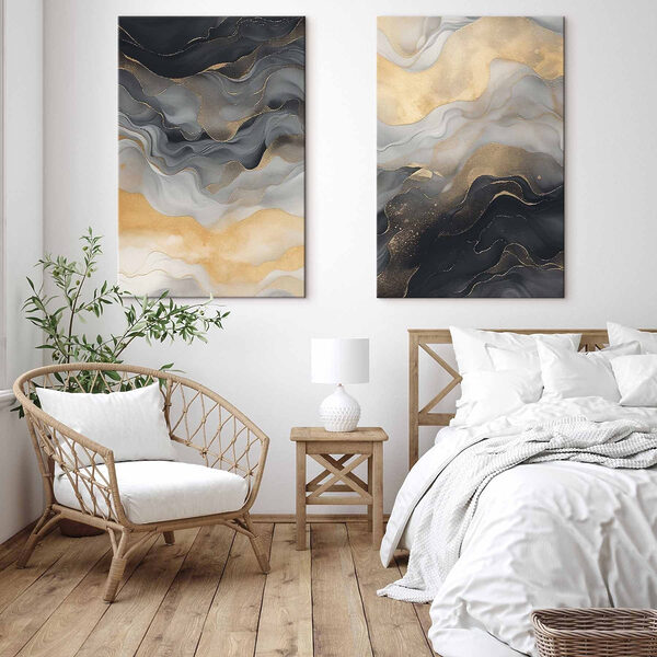 Sculpted hues of flowing elegance