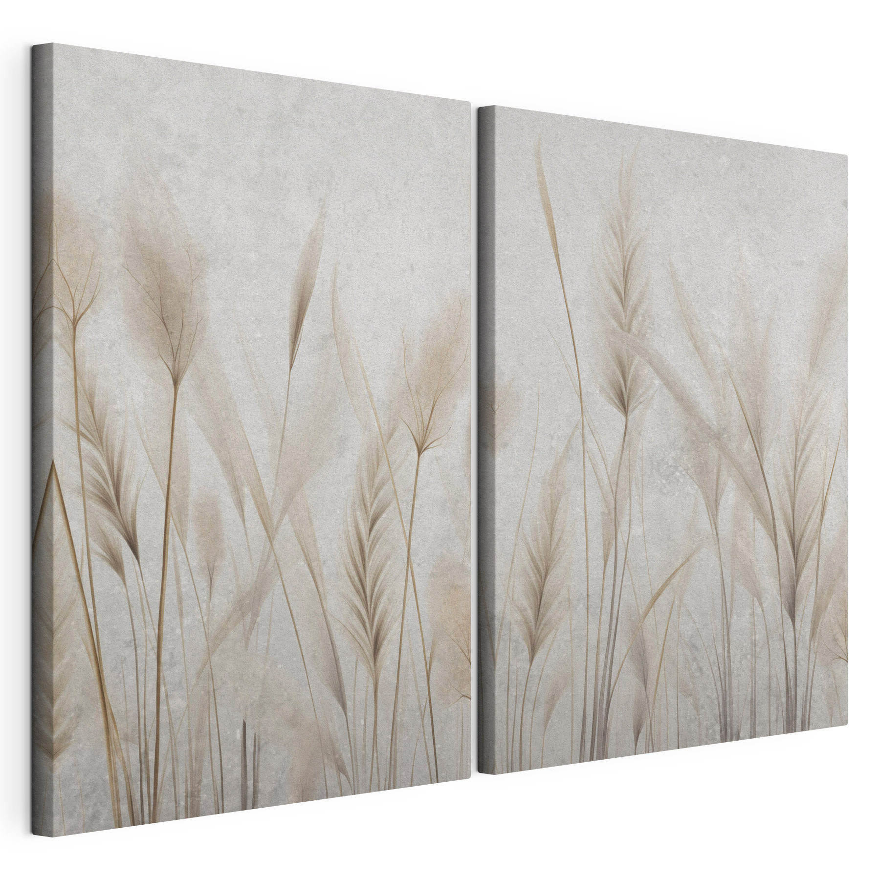Soft grasses in gentle harmony