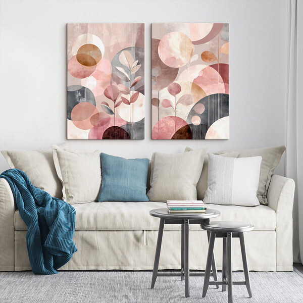 Two images of a plant and a plant