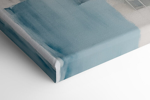 Abstract interplay of soft hues