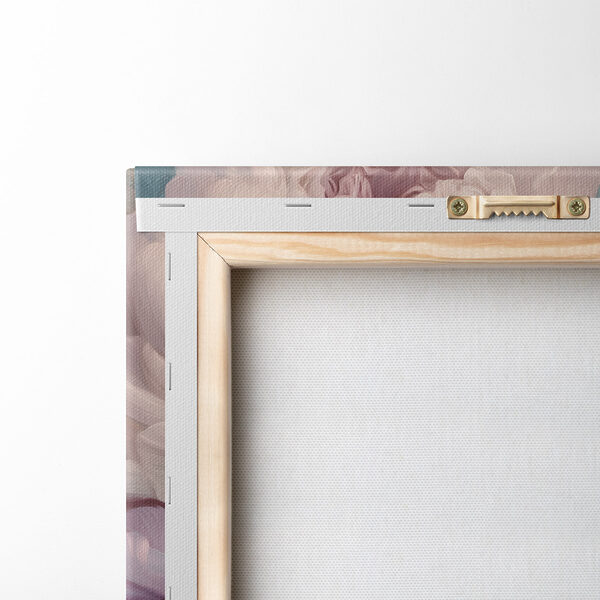 Delicate blooms with feather accents