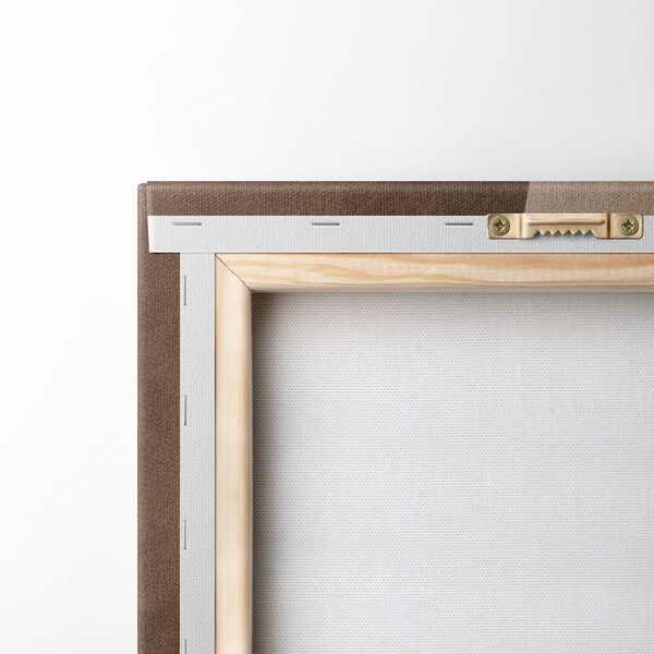 Abstract curves in warm tones