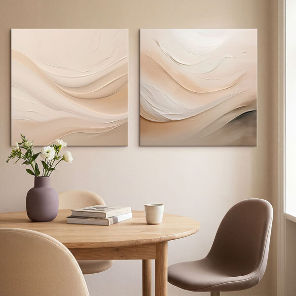 Soft hues blend in gentle waves
