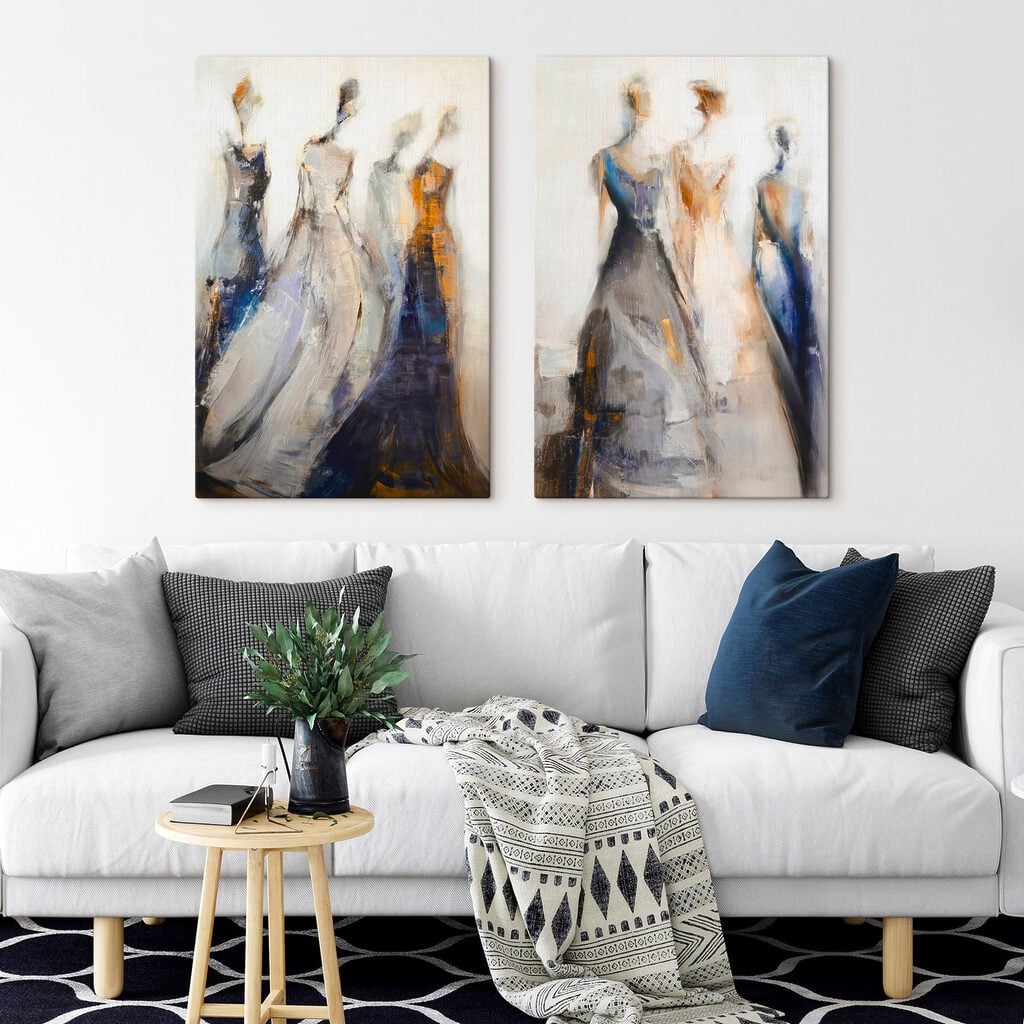 Painting of a group of women