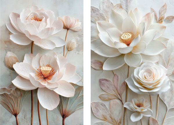 Collage of flowers