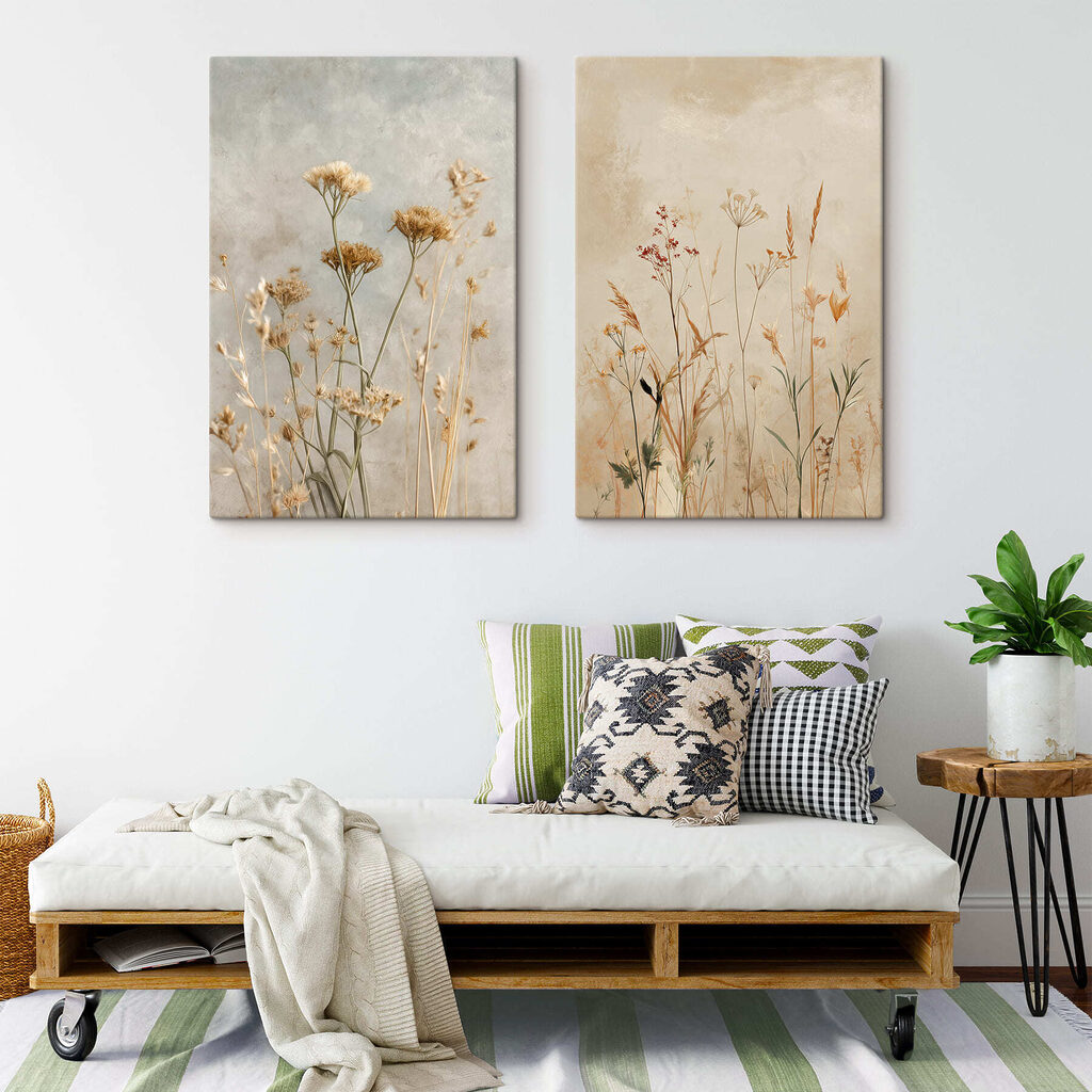 Delicate blooms in soft tones