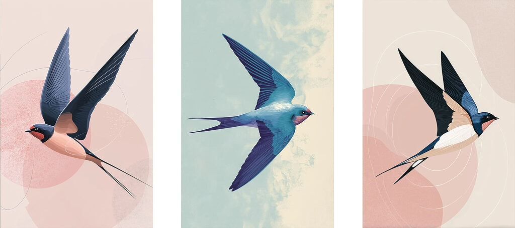 Bird flying in the sky