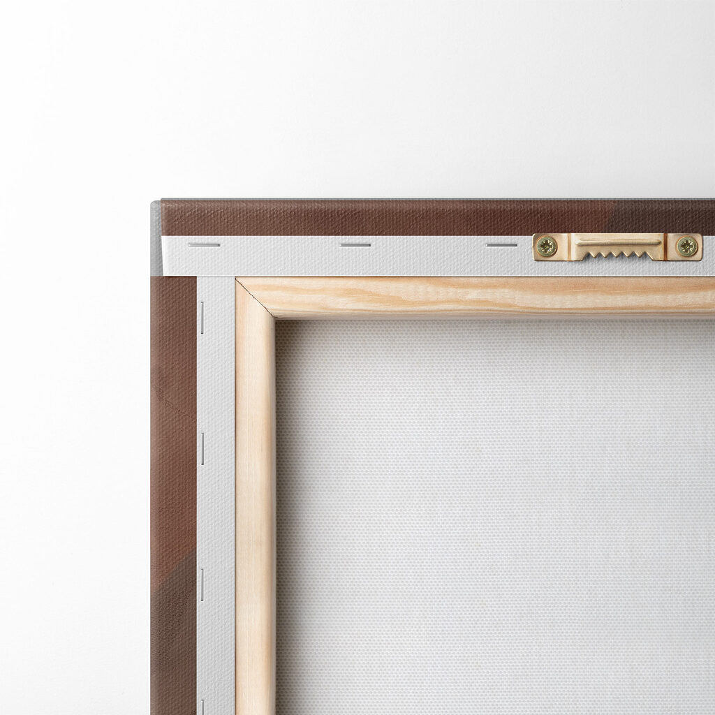 - Soft curves in earthy tones
