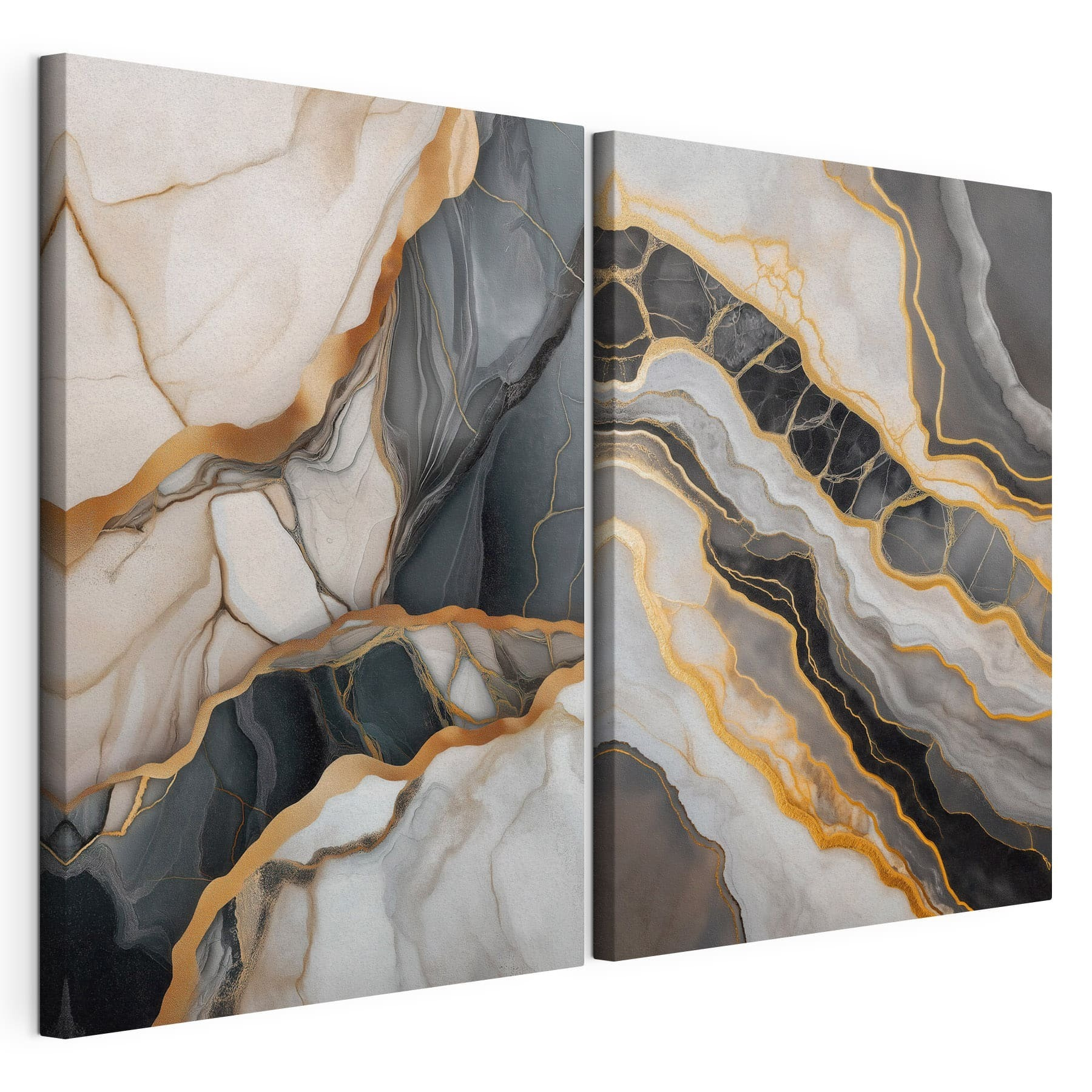 - Fluid layers of contrasting colors