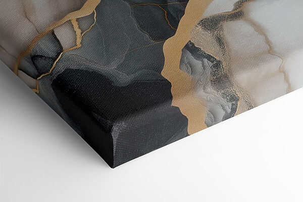 - Fluid layers of contrasting colors