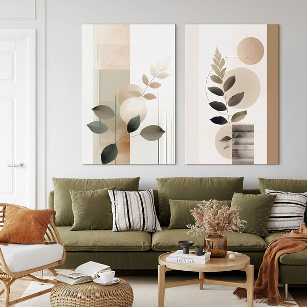 Soft hues and organic forms unite