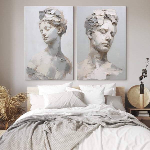 Collage of a woman's head