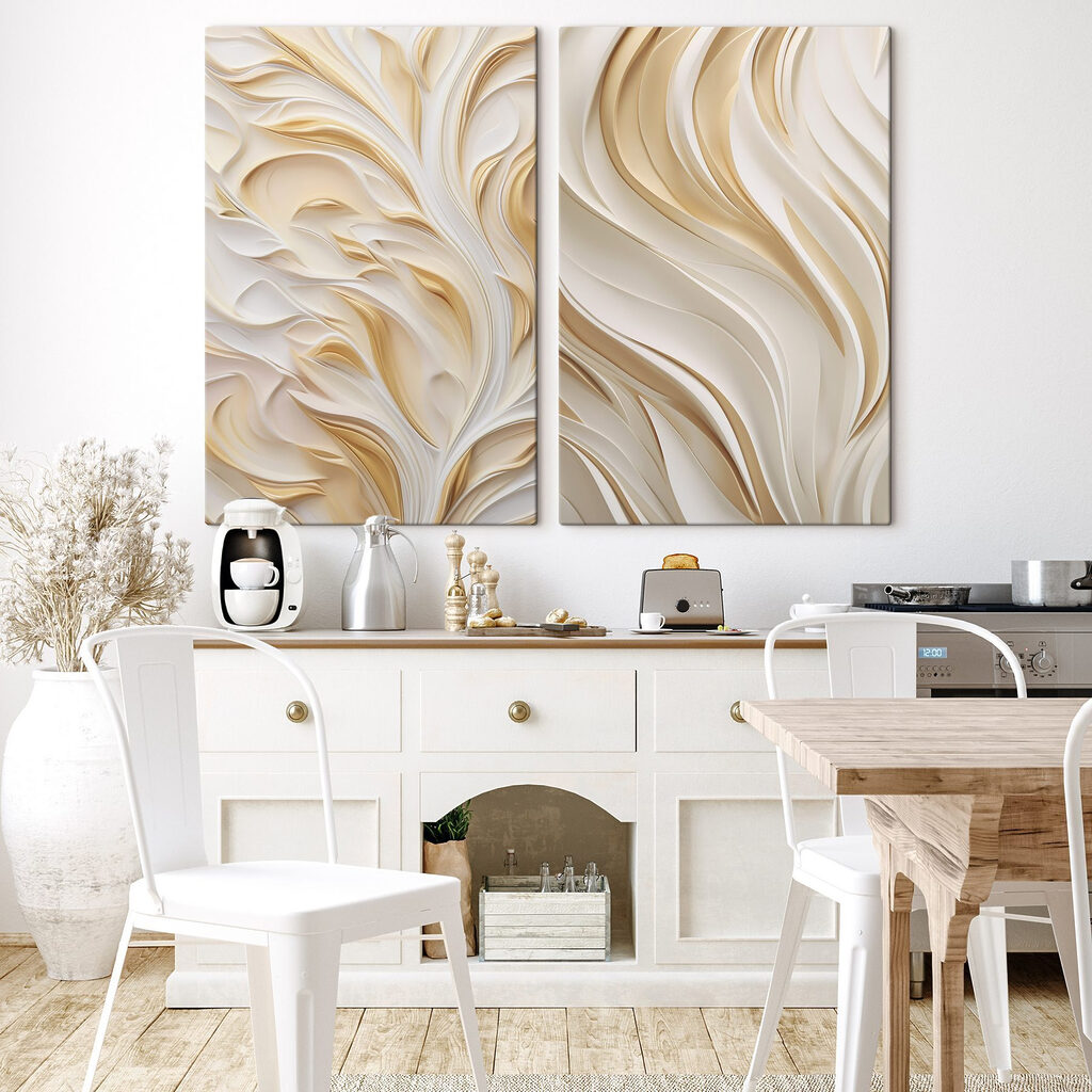 Flowing Lines with Soft Tones