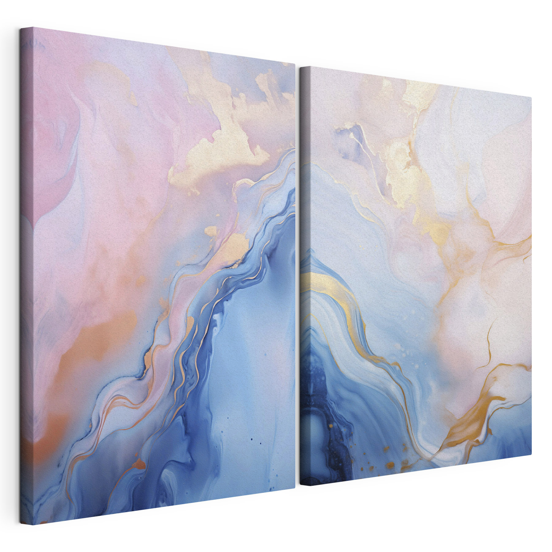 Soft hues blending in harmonious flow