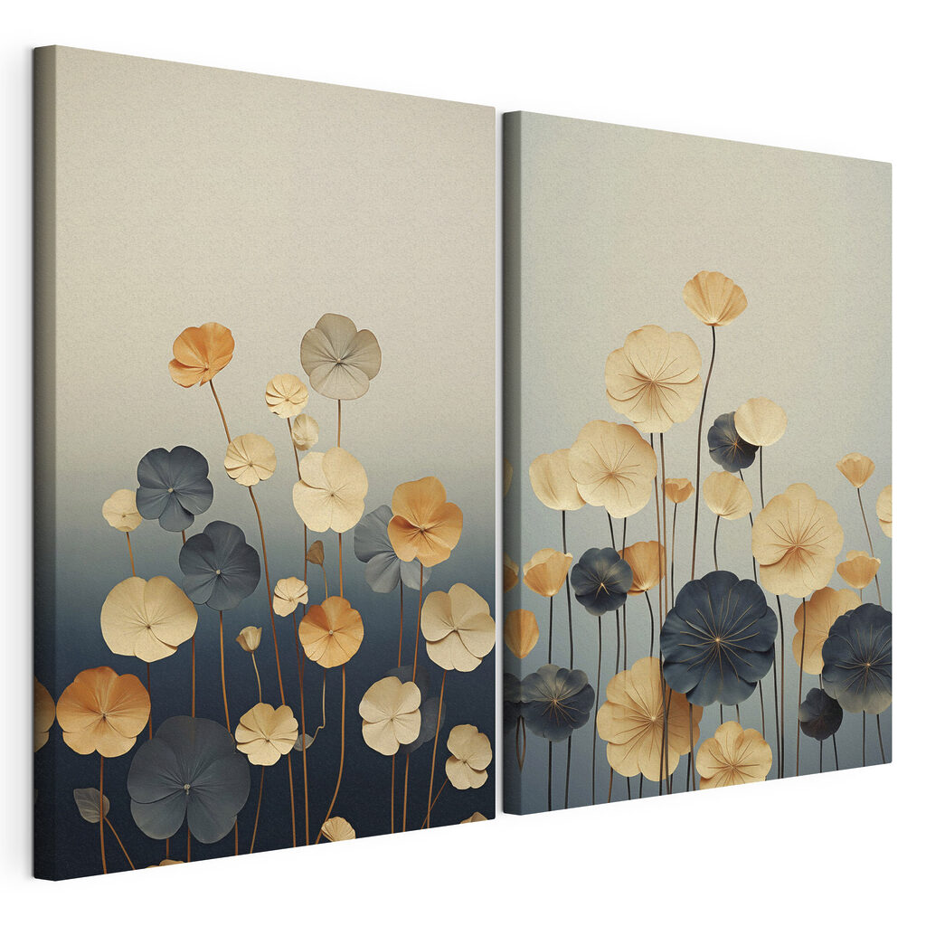 Delicate blooms in soft colors