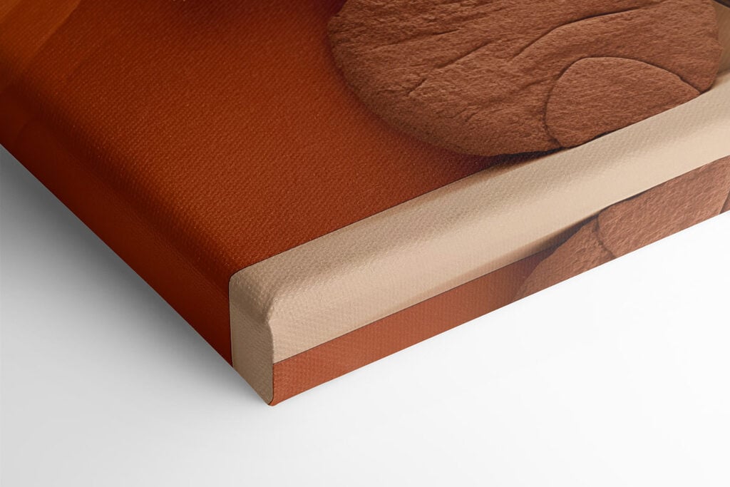 - Elegant shapes in earthy tones