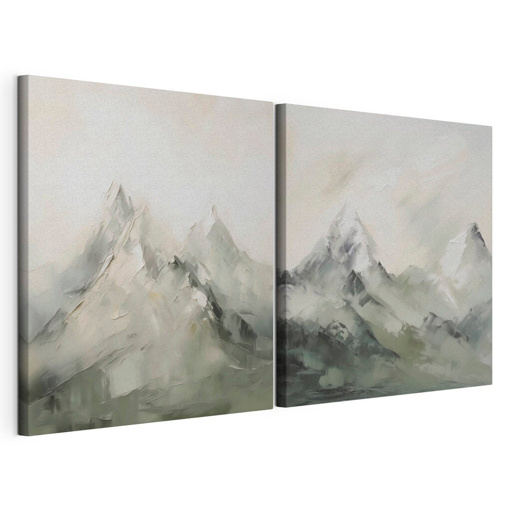 Painting of a mountain