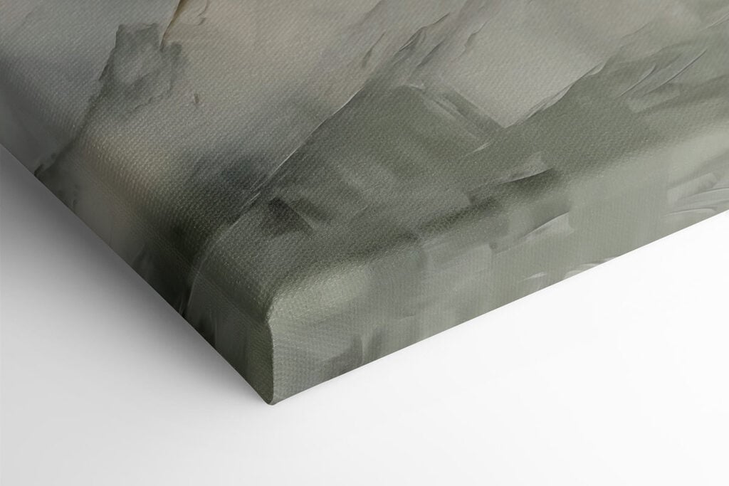 Painting of a mountain