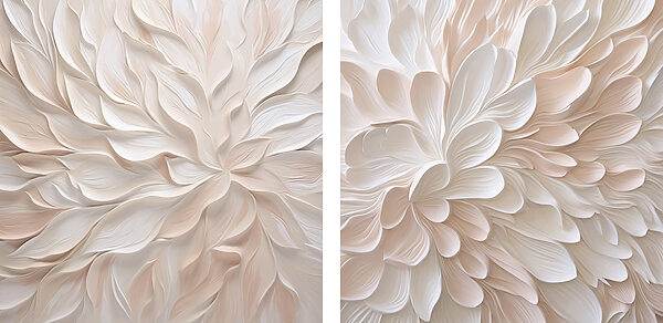 Soft petals in pastel hues