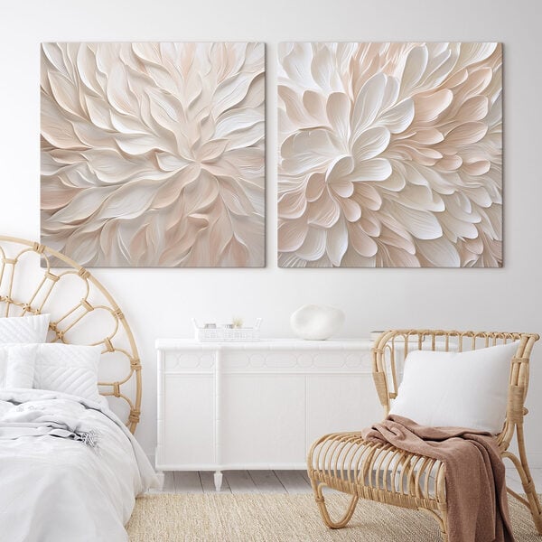 Soft petals in pastel hues