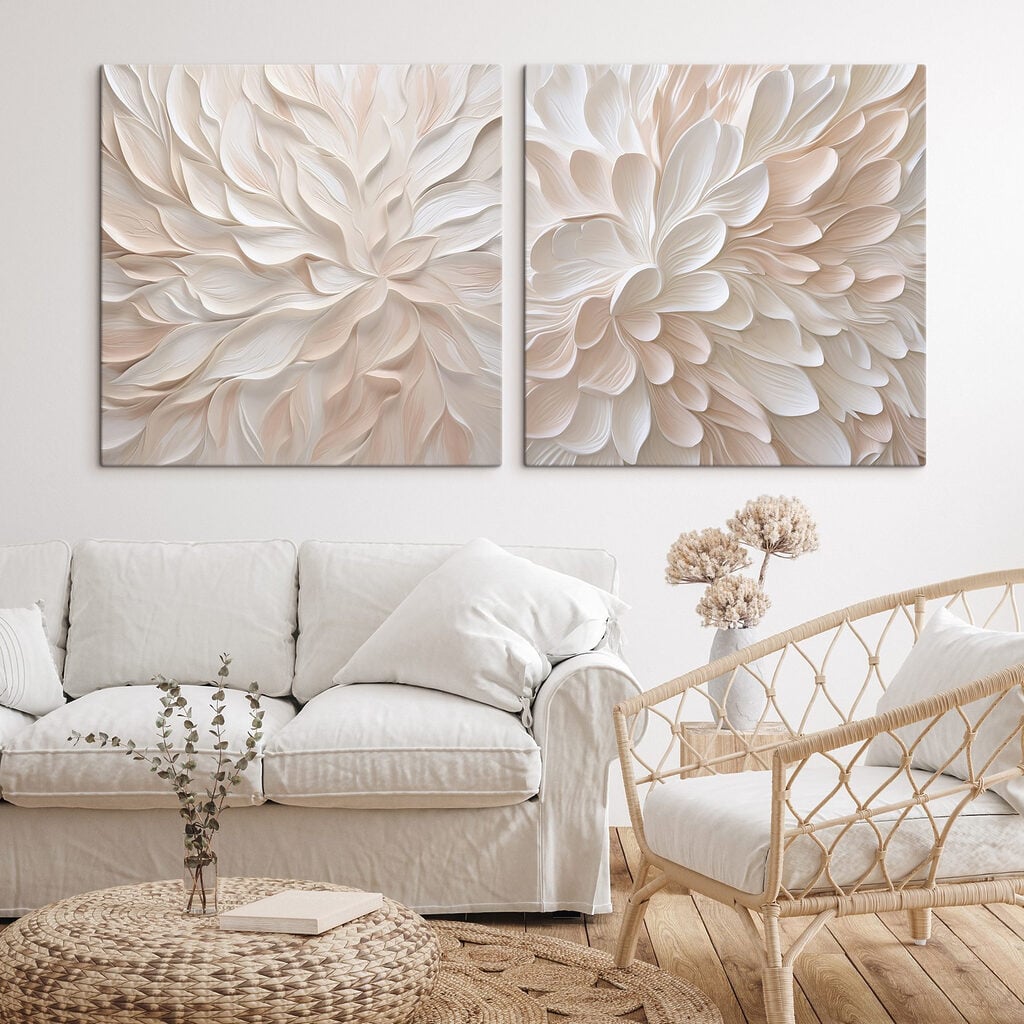 Soft petals in pastel hues