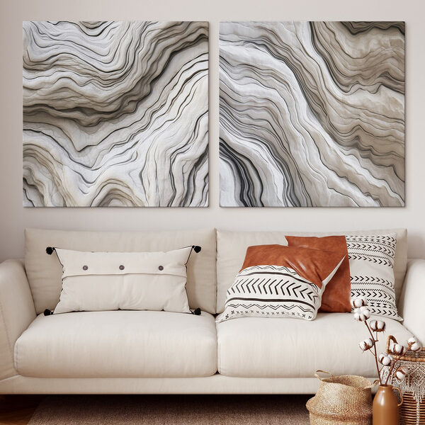 Flowing lines in soft neutrals