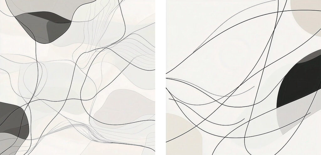 Dynamic lines create soft harmony