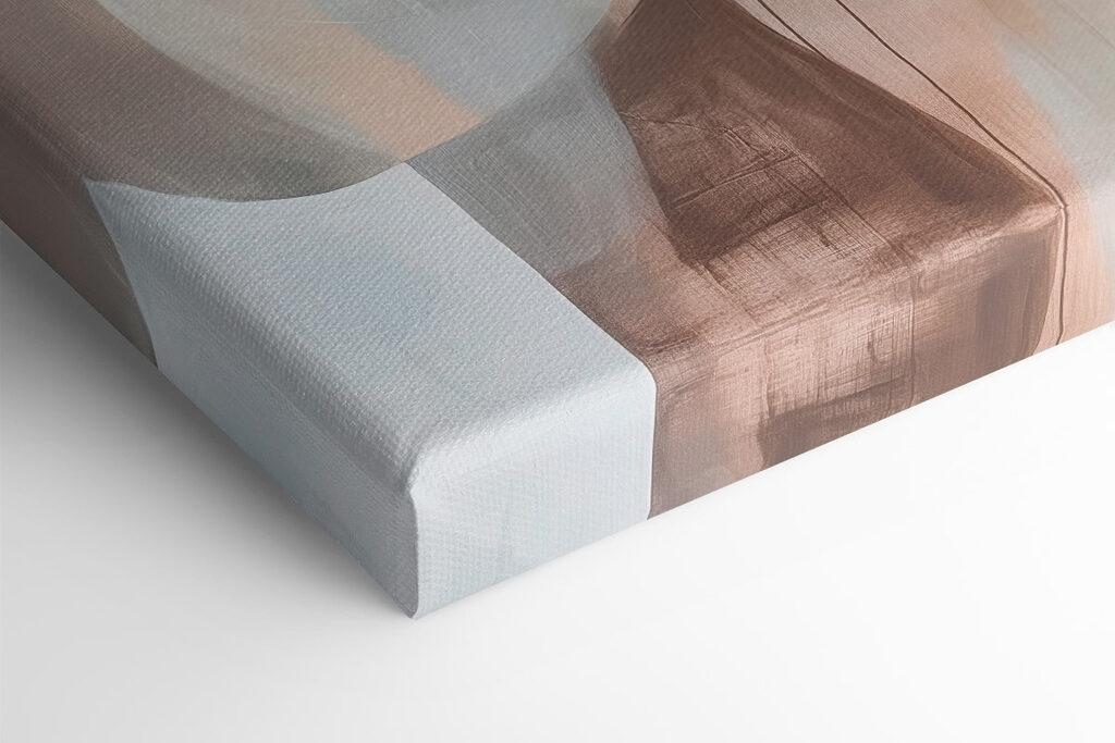 Two paintings of different colors