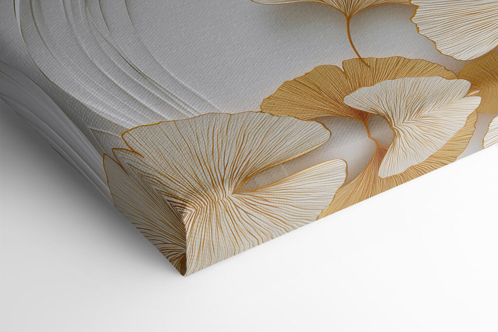 Flowing shapes with organic patterns