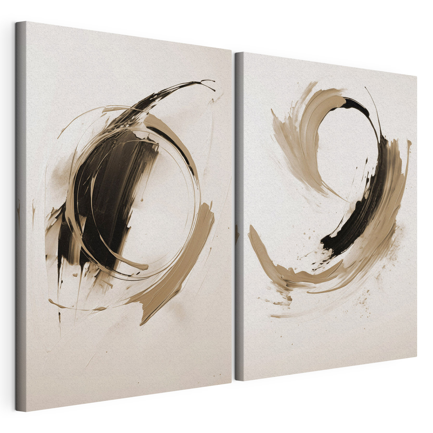 Dynamic strokes of contrasting hues