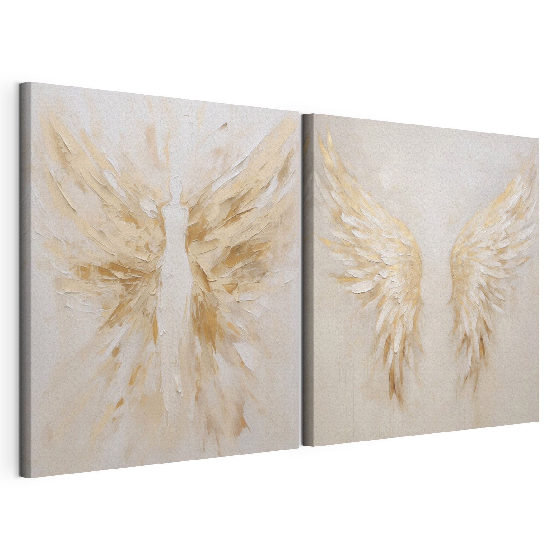 Celestial wings embracing serenity