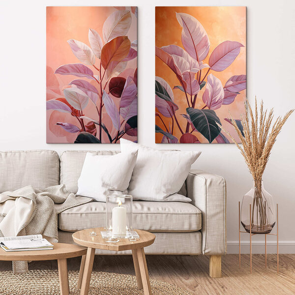 Playful hues of nature's beauty